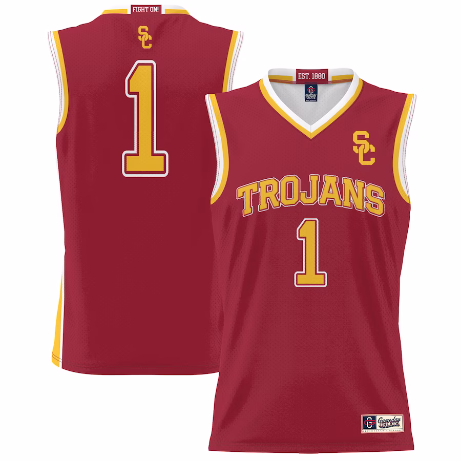 #1 USC Trojans GameDay Greats Unisex Lightweight Basketball Jersey - Cardinal - Jersey
