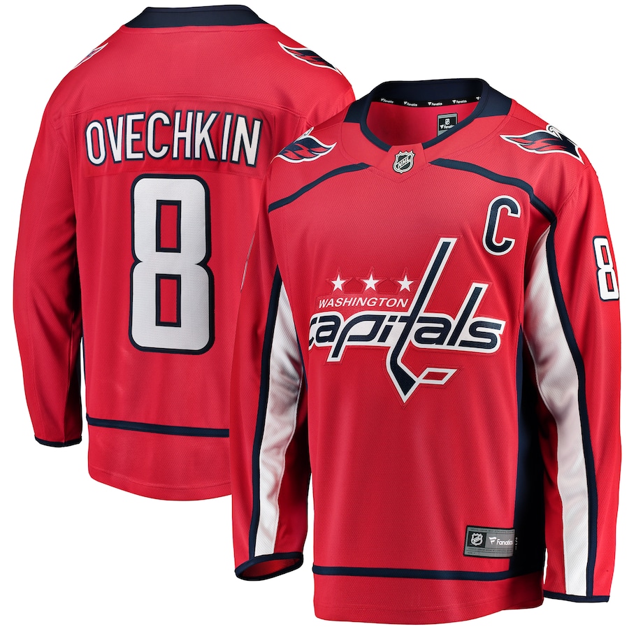 Men's Washington Capitals Alexander Ovechkin Fanatics Branded Red Breakaway Player Jersey - Jersey