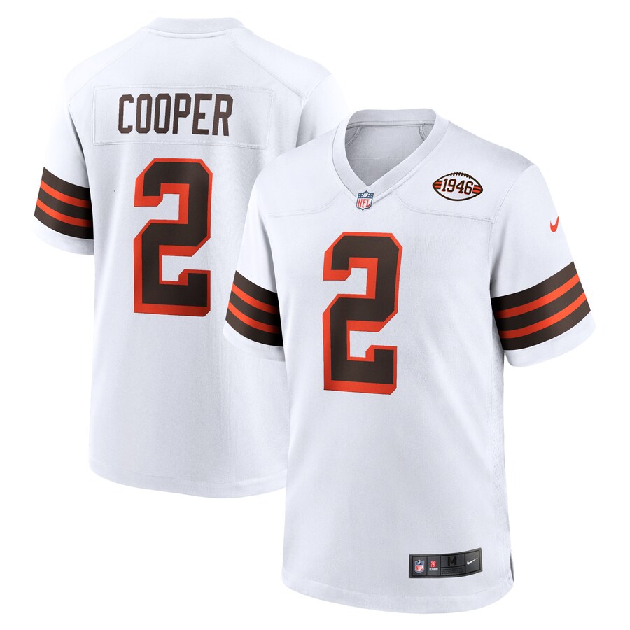 Men's Cleveland Browns Amari Cooper Nike White Alternate Game Jersey - Jersey