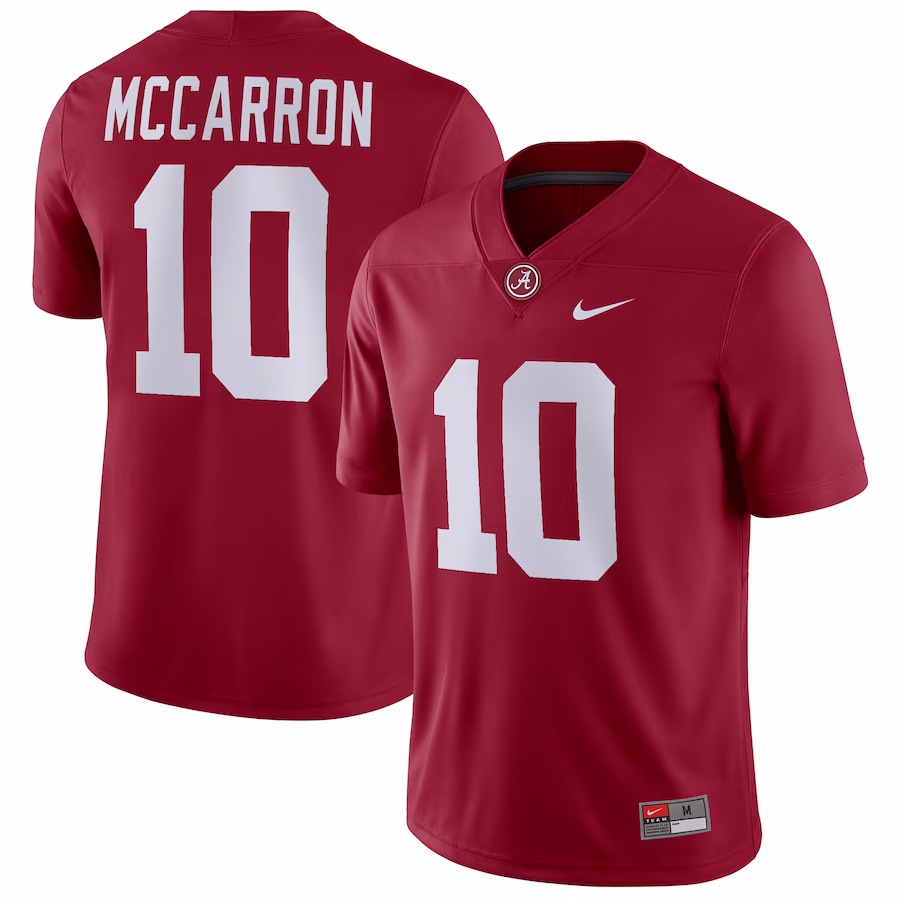 AJ McCarron Alabama Crimson Tide Nike Game Jersey - Crimson - Jersey
