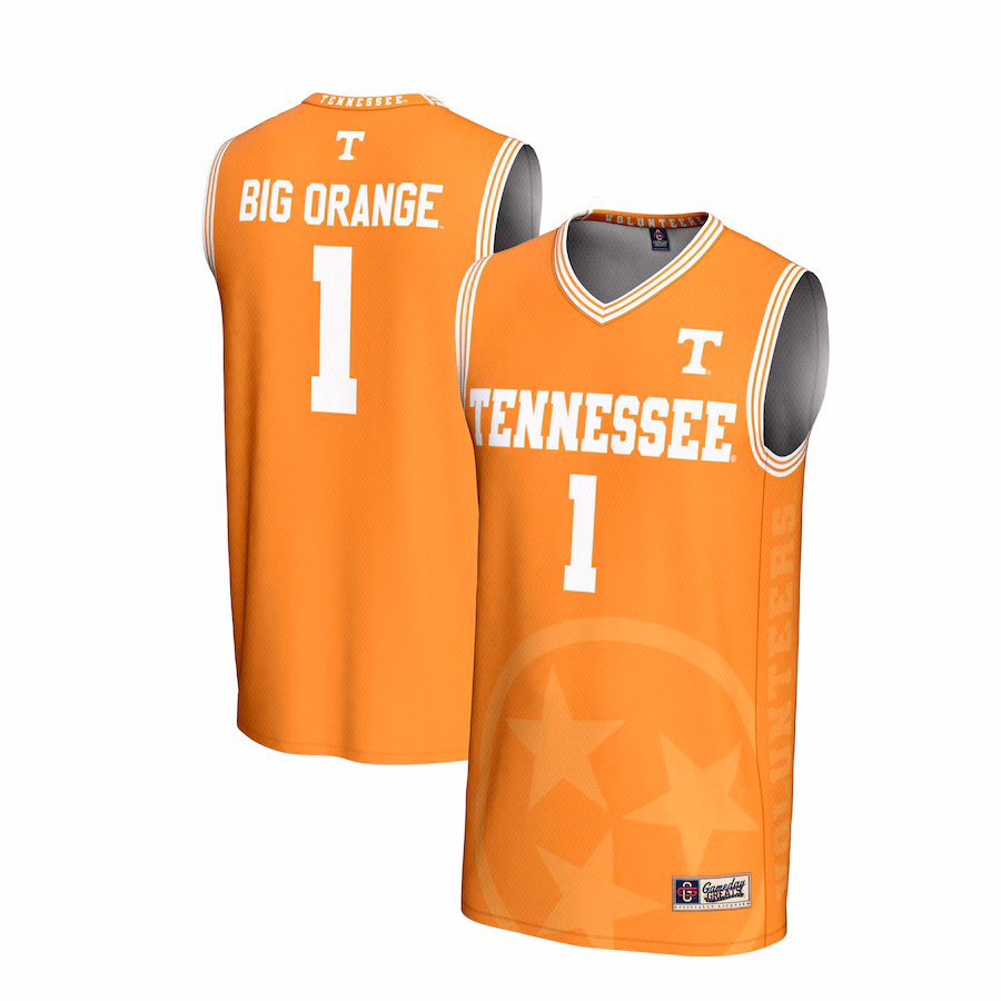 #1 Tennessee Volunteers GameDay Greats Youth Lightweight Icon Print Basketball Jersey - Tennessee Orange - Jersey