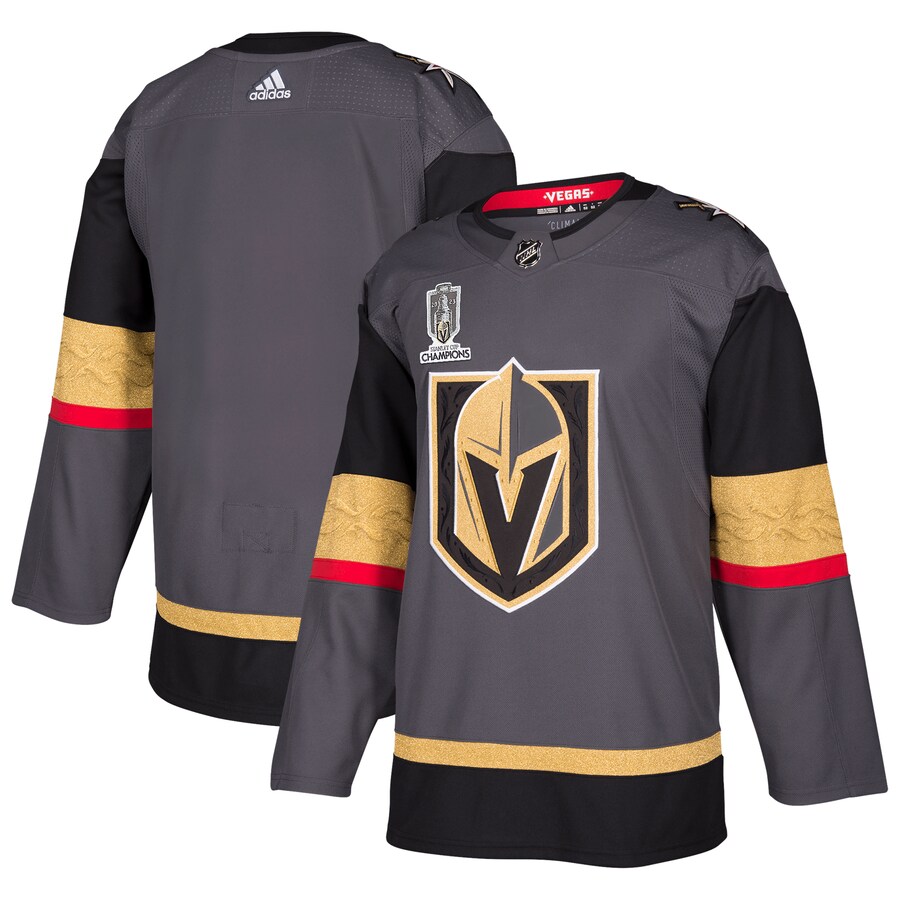 Men's Vegas Golden Knights  adidas Gray 2023 Stanley Cup Champions Authentic Alternate Jersey - Jersey