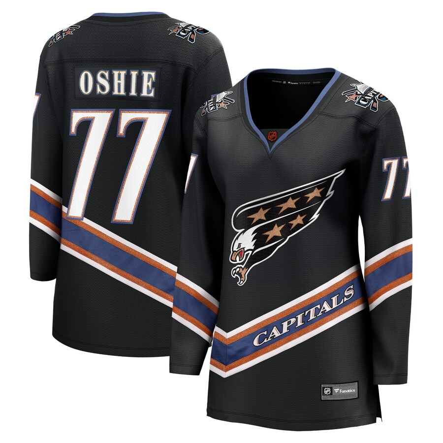 Women's Washington Capitals TJ Oshie Fanatics Branded Black Special Edition 2.0 Breakaway Player Jersey - Jersey