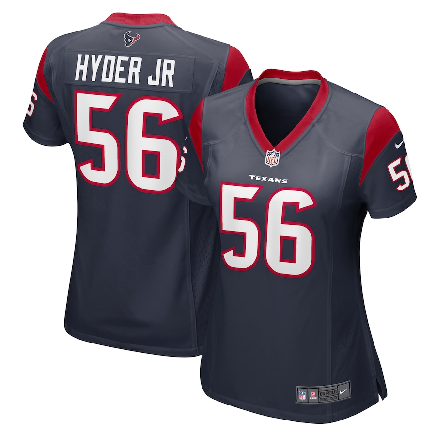 Women's Houston Texans Kerry Hyder Jr. Nike  Navy  Game Jersey - Jersey