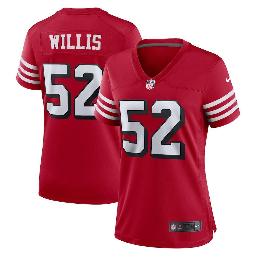 Women's San Francisco 49ers Patrick Willis Nike Scarlet Alternate Game Jersey - Jersey