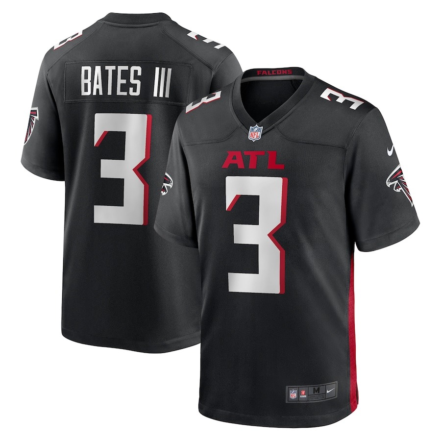 Men's Atlanta Falcons Jessie Bates III Nike Black Game Player Jersey - Jersey