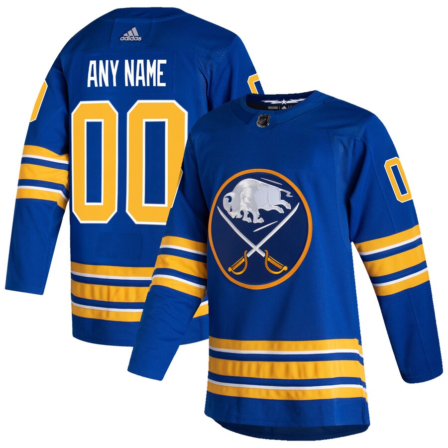 Men's Buffalo Sabres adidas Royal 2020/21 Home Authentic Custom Jersey - Jersey