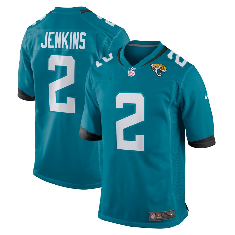 Men's Jacksonville Jaguars Rayshawn Jenkins Nike Teal Game Player Jersey - Jersey
