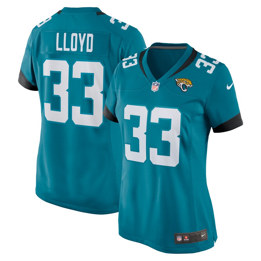 Women's Jacksonville Jaguars Devin Lloyd Nike Teal Player Game Jersey - Jersey