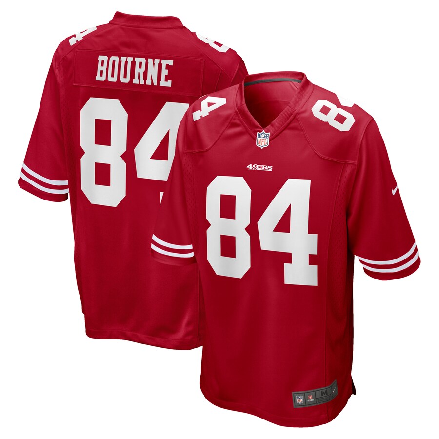 Men's San Francisco 49ers Kendrick Bourne Nike Scarlet Team Game Jersey - Jersey