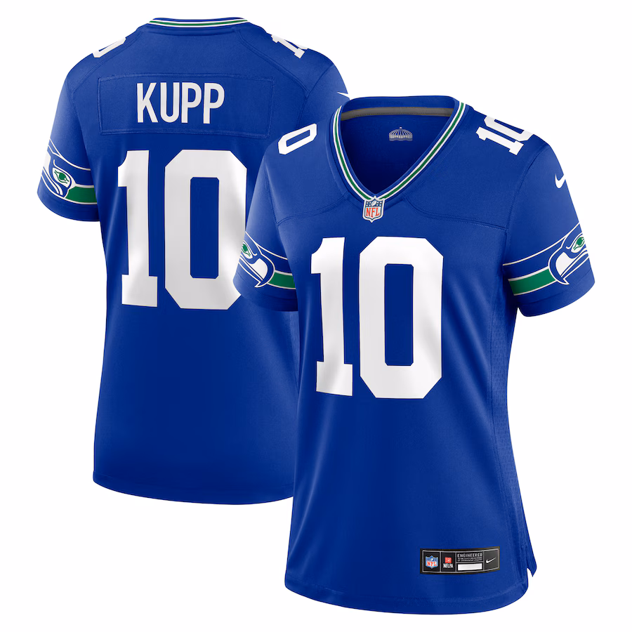 Women's Seattle Seahawks Cooper Kupp Nike Royal Alternate Game Jersey - Jersey
