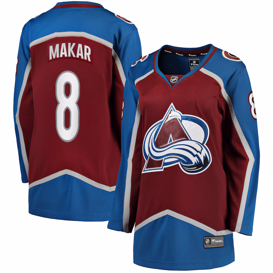 Cale Makar Colorado Avalanche Fanatics Women's Home Breakaway Player Jersey - Maroon - Jersey