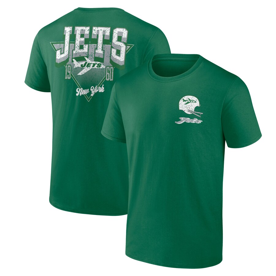 Men's New York Jets Fanatics Kelly Green Never Over T-Shirt - Jersey