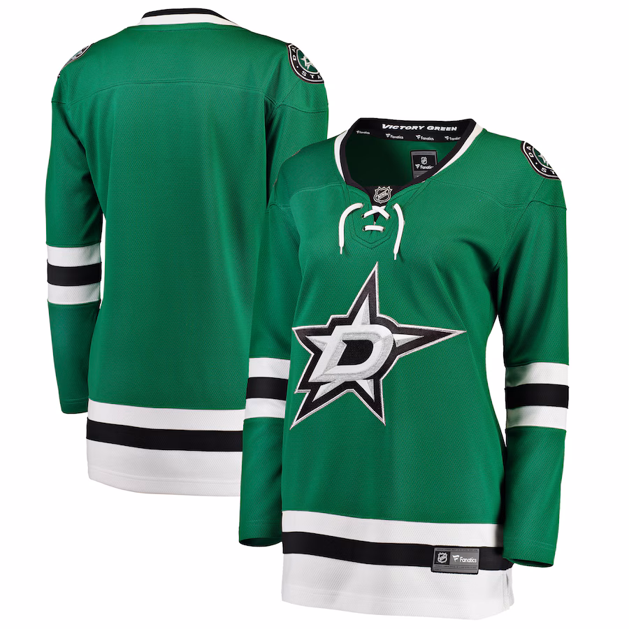 Women's Dallas Stars Fanatics Green Breakaway Home Jersey - Jersey