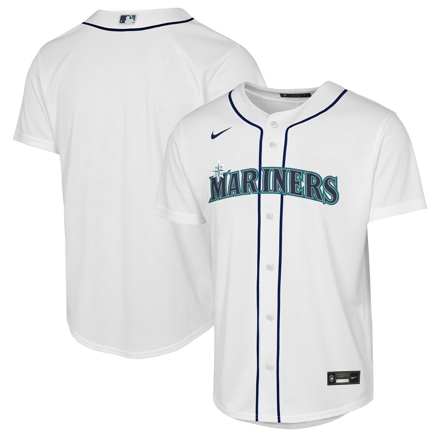 Youth Seattle Mariners Nike White Home Replica 2.0 Jersey - Jersey