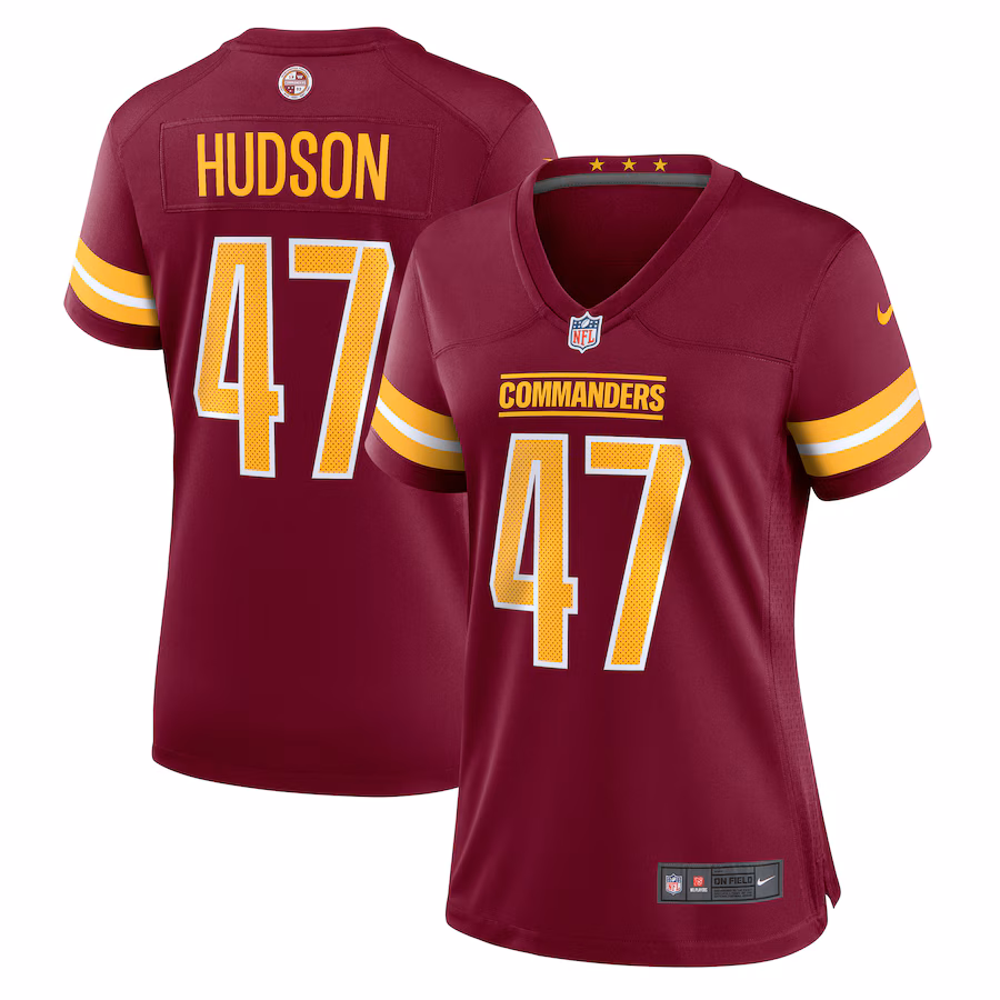 Women's Washington Commanders Khaleke Hudson Nike  Burgundy  Game Jersey - Jersey