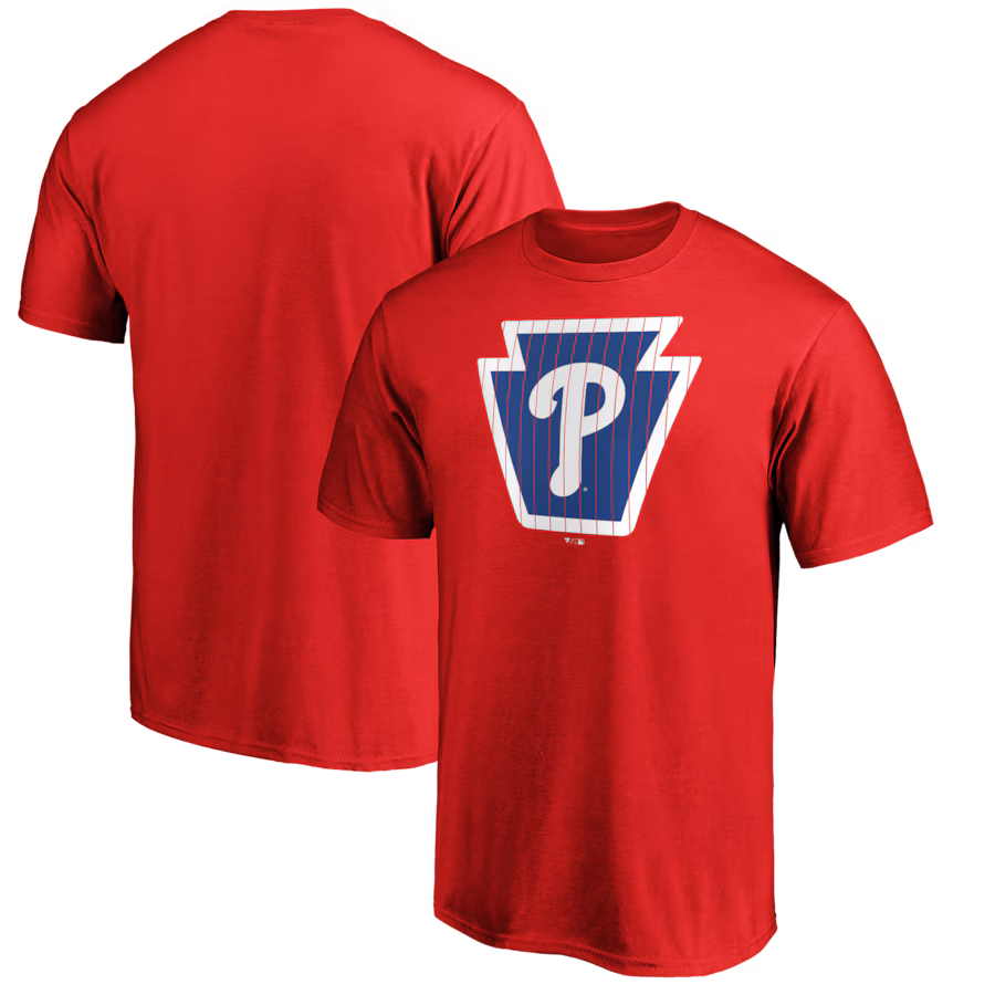 Men's Philadelphia Phillies Red Team Adrenaline T-Shirt - Jersey