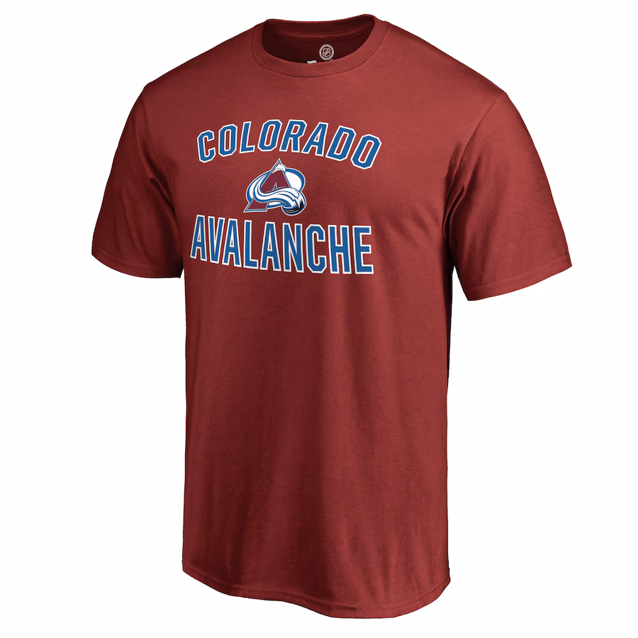 Men's Colorado Avalanche Maroon Victory Arch T-Shirt - Jersey