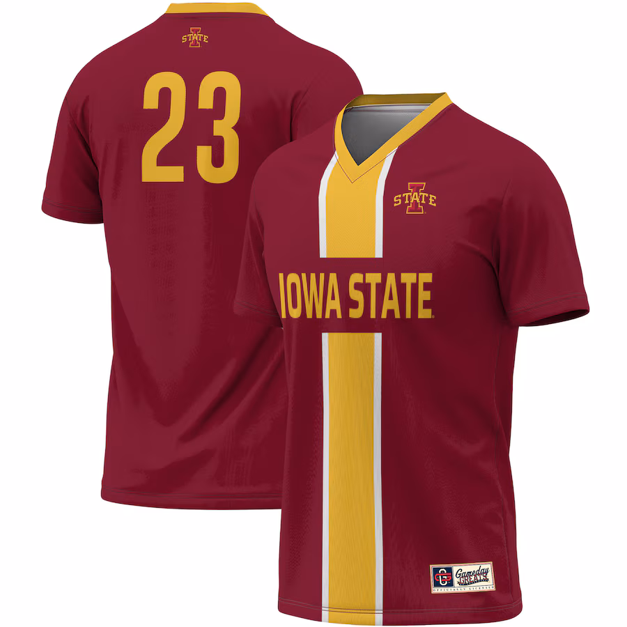 Unisex ProSphere #1 Cardinal Iowa State Cyclones Lightweight Soccer Jersey - Jersey