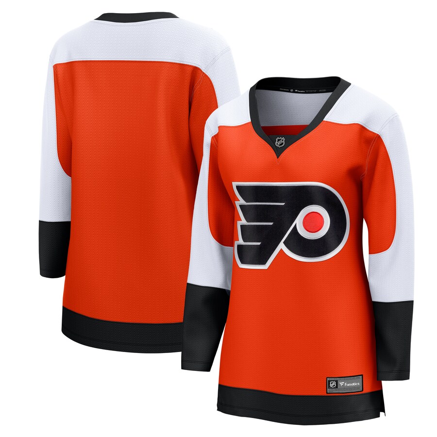 Women's Philadelphia Flyers Fanatics Branded Burnt Orange Home Premier Breakaway Jersey - Jersey