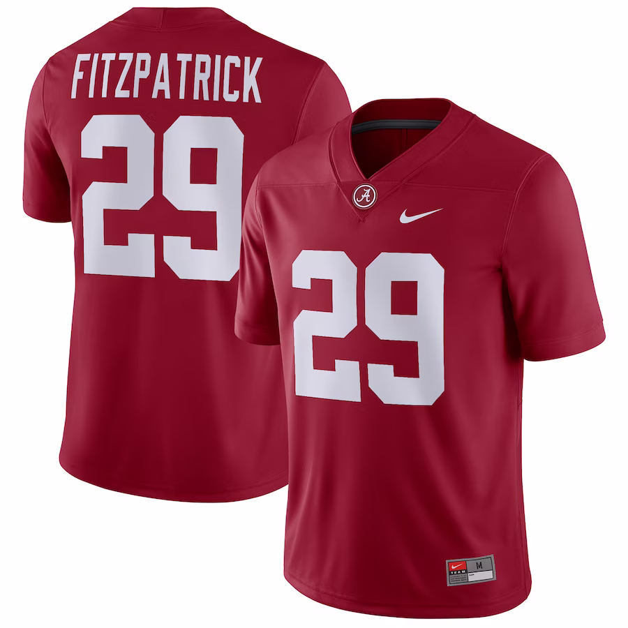 Minkah Fitzpatrick Alabama Crimson Tide Nike Game Jersey - Crimson - Jersey