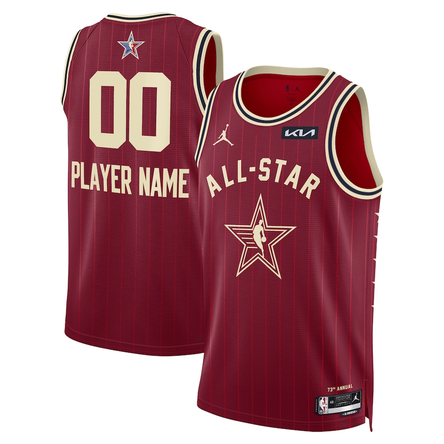Unisex Jordan Brand Crimson 2024 NBA All-Star Game Swingman Custom Jersey - Jersey