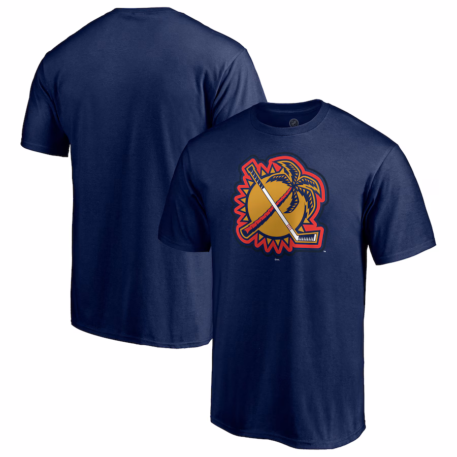 Men's Florida Panthers Navy Special Edition Secondary Logo T-Shirt - Jersey