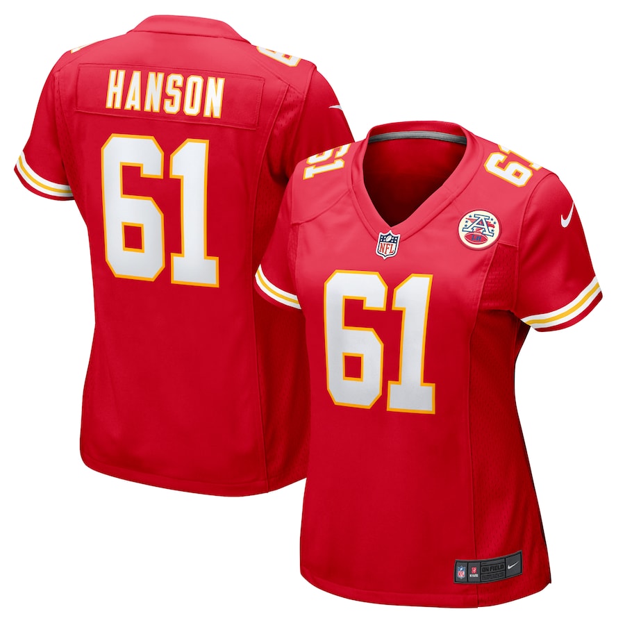 Women's Kansas City Chiefs C.J. Hanson Nike Red Game Jersey - Jersey