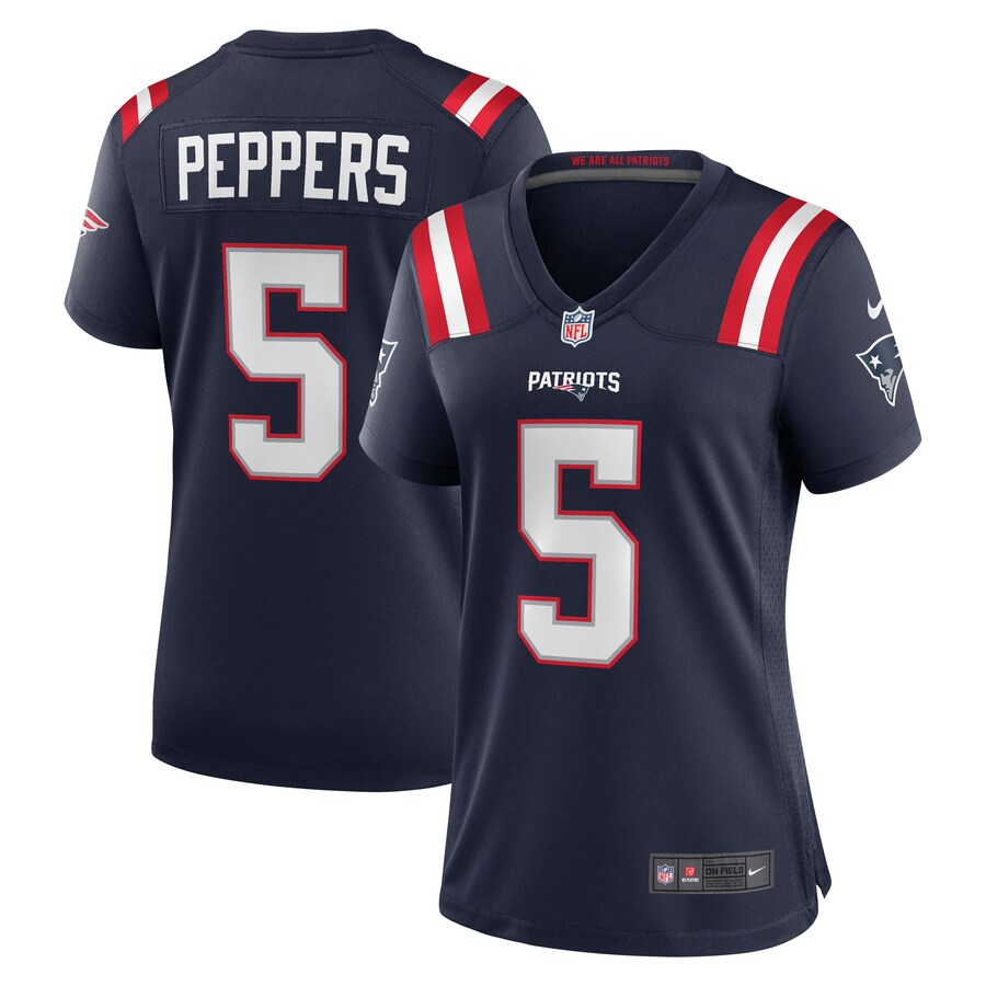 Women's New England Patriots Jabrill Peppers Nike Navy Game Player Jersey - Jersey