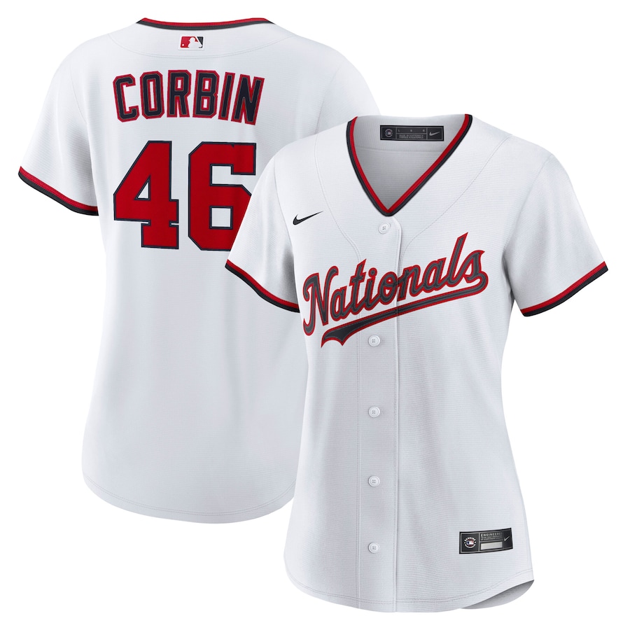 Women's Washington Nationals Patrick Corbin Nike White Home 2.0 Replica Jersey - Jersey