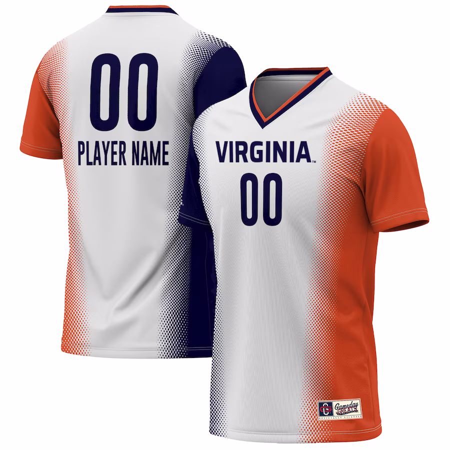 Virginia Cavaliers GameDay Greats Unisex Pick-A-Player NIL Lightweight Soccer Jersey - White - Jersey