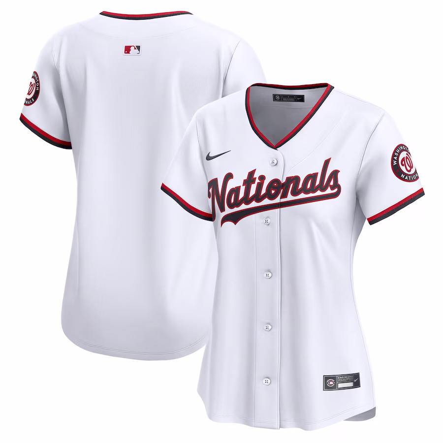 Women's Washington Nationals Nike White Home Limited Jersey - Jersey