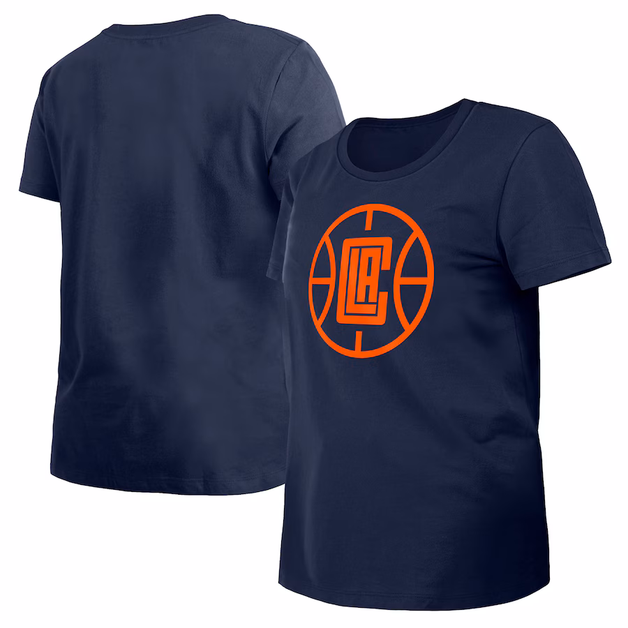 Women's LA Clippers New Era Navy 2023/24 City Edition T-Shirt - Jersey