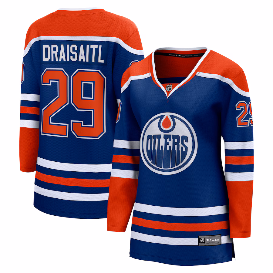 Women's Edmonton Oilers Leon Draisaitl Fanatics Royal Home Breakaway Player Jersey - Jersey