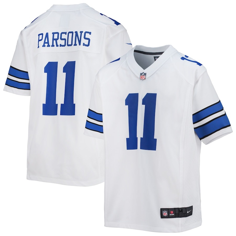 Youth Dallas Cowboys Micah Parsons Nike White Game Jersey - Jersey
