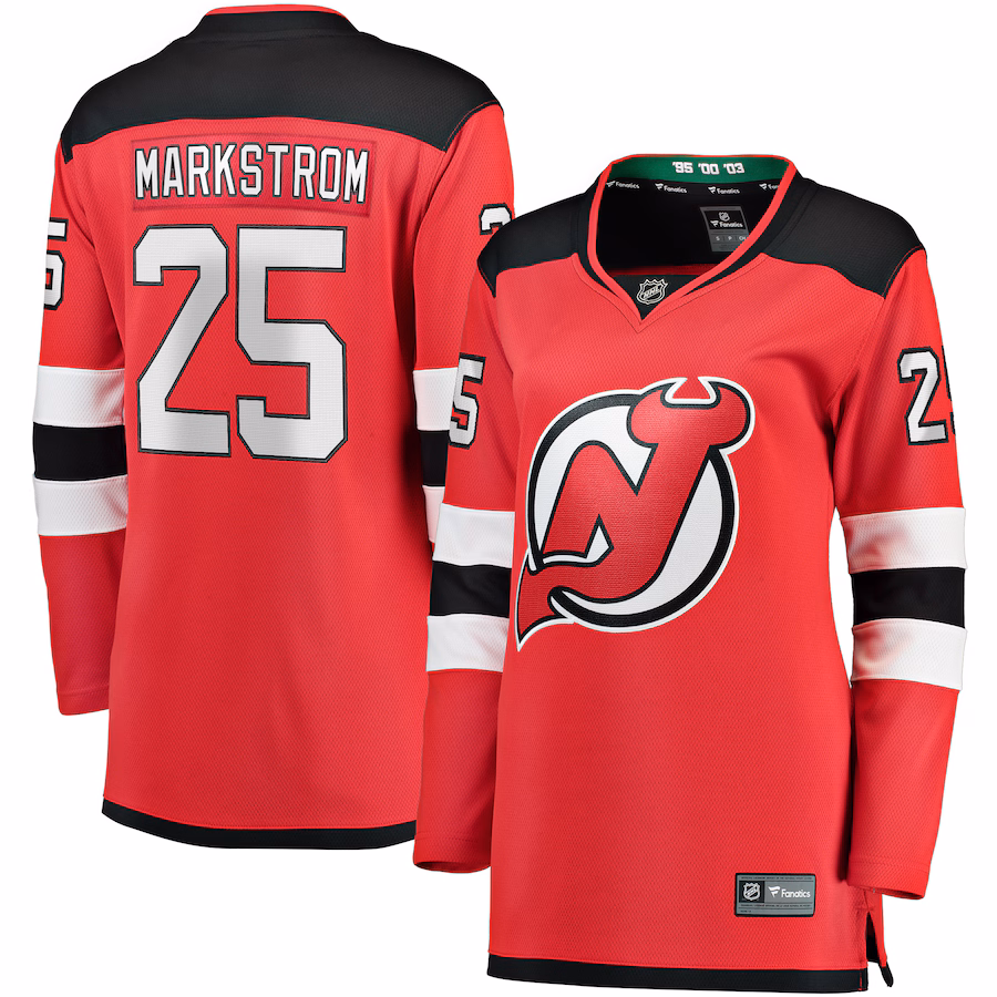 Women's New Jersey Devils Jacob Markstrom Fanatics Red Home Premier Breakaway Player Jersey - Jersey