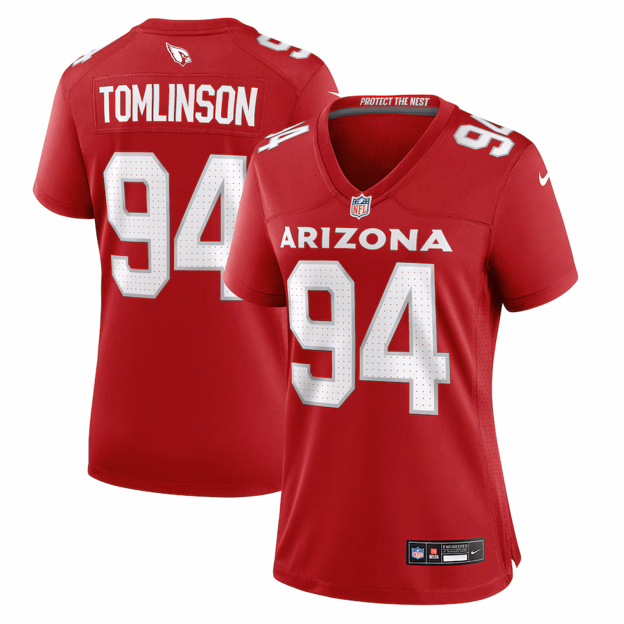 Women's Arizona Cardinals Dalvin Tomlinson Nike Cardinal Team Game Jersey - Jersey