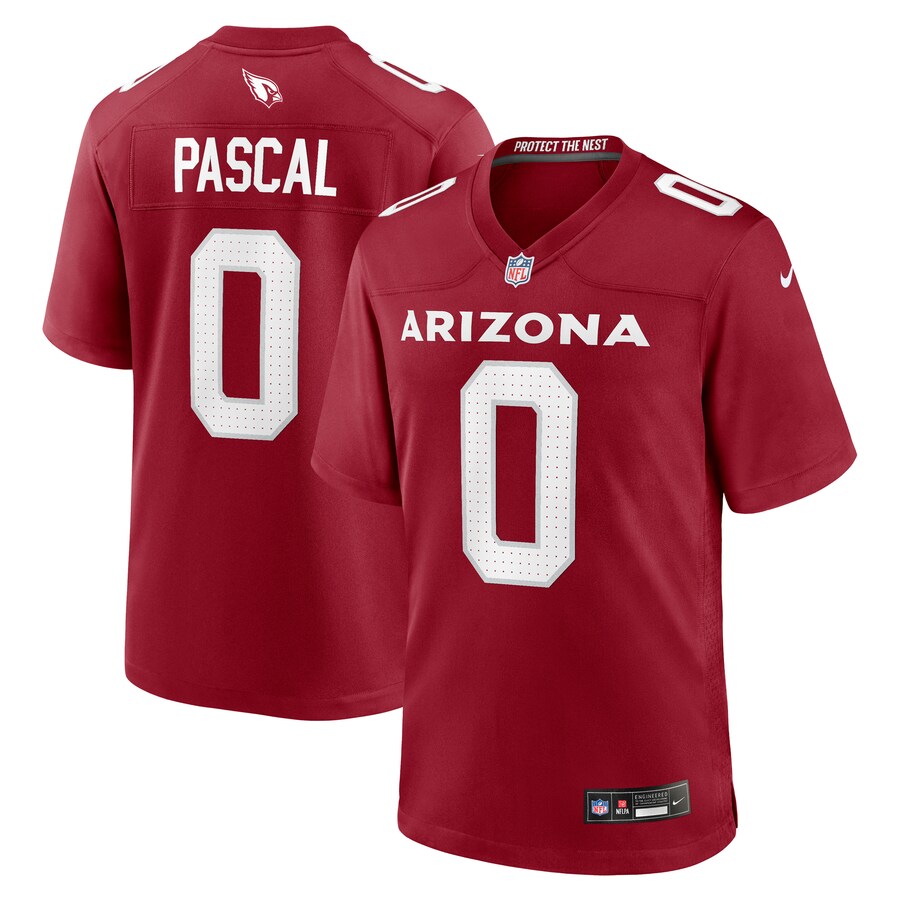 Men's Arizona Cardinals Zach Pascal Nike Cardinal Game Player Jersey - Jersey