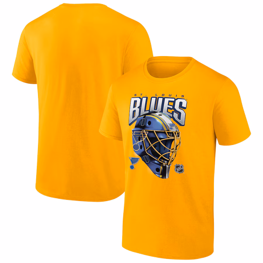 Men's St. Louis Blues Fanatics Gold Penalty Box T-Shirt - Jersey