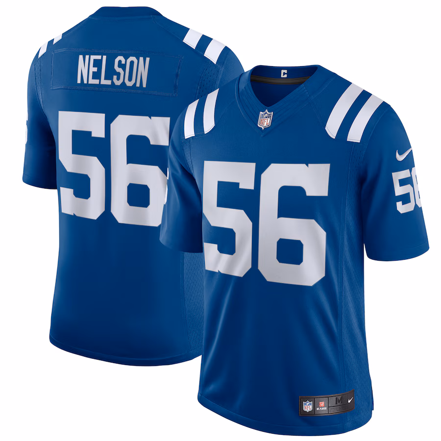 Men's Indianapolis Colts Quenton Nelson Nike Royal Vapor Limited Jersey - Jersey