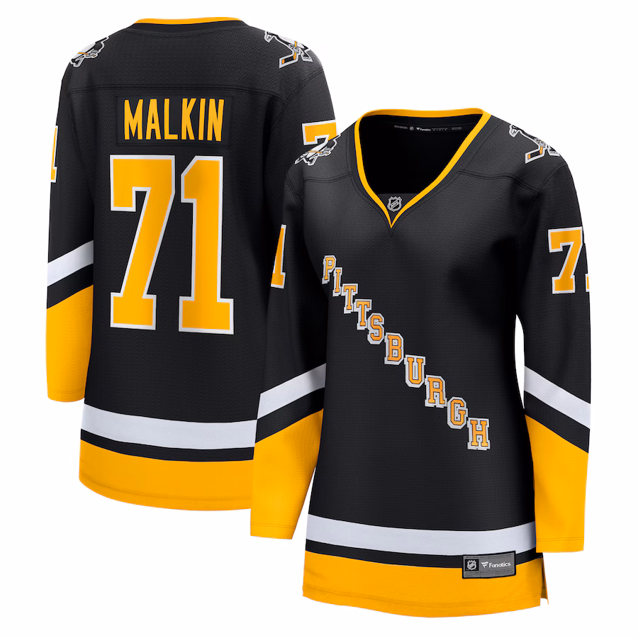 Women's Pittsburgh Penguins Evgeni Malkin Fanatics Black Alternate Premier Breakaway Player Jersey - Jersey