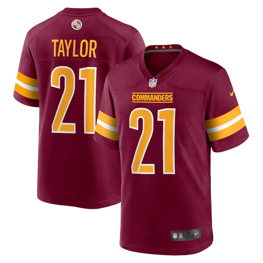 Men's Washington Commanders Sean Taylor Nike Burgundy Player Game Jersey - Jersey