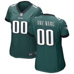 Women's Nike Midnight Green Philadelphia Eagles Custom Game Jersey - Jersey