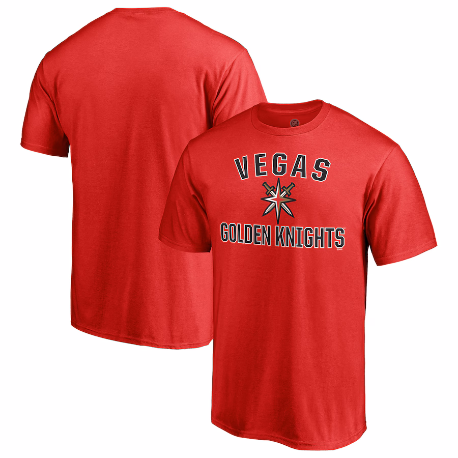 Men's Vegas Golden Knights Red Special Edition Victory Arch T-Shirt - Jersey