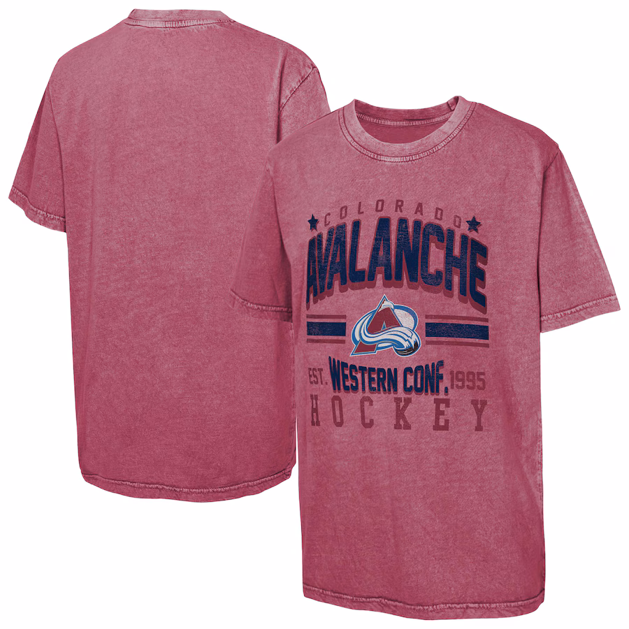 Youth Colorado Avalanche Burgundy Sure Short T-Shirt - Jersey