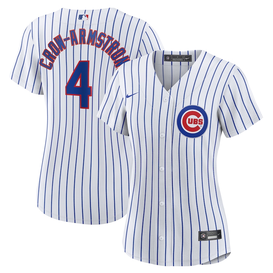 Women's Chicago Cubs Pete Crow-Armstrong Nike White Home Replica Jersey - Jersey