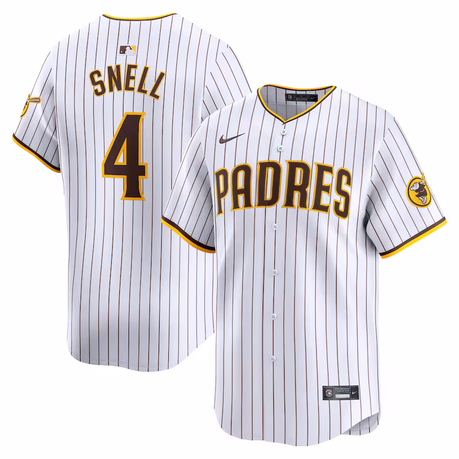 Men's San Diego Padres Blake Snell Nike White Home Limited Player Jersey - Jersey