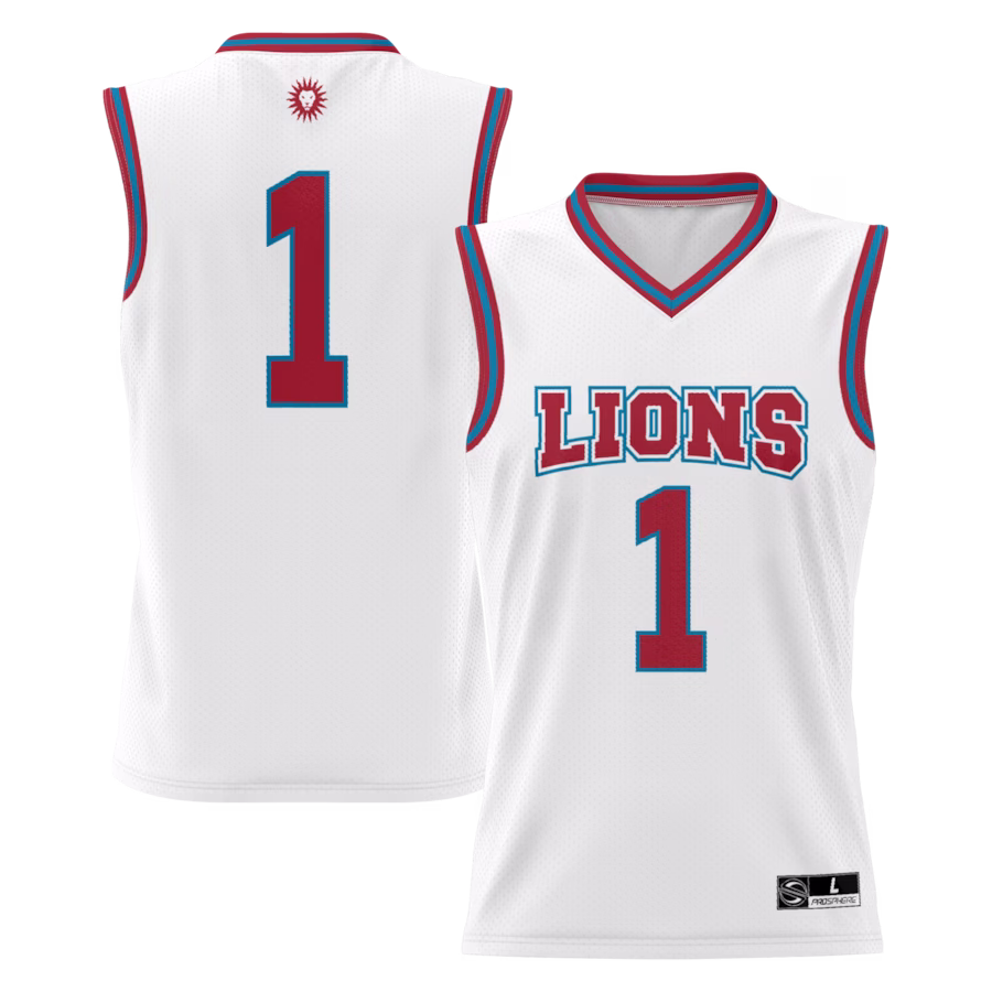 #1 Loyola Marymount Lions GameDay Greats Youth Lightweight Basketball Jersey - White - Jersey