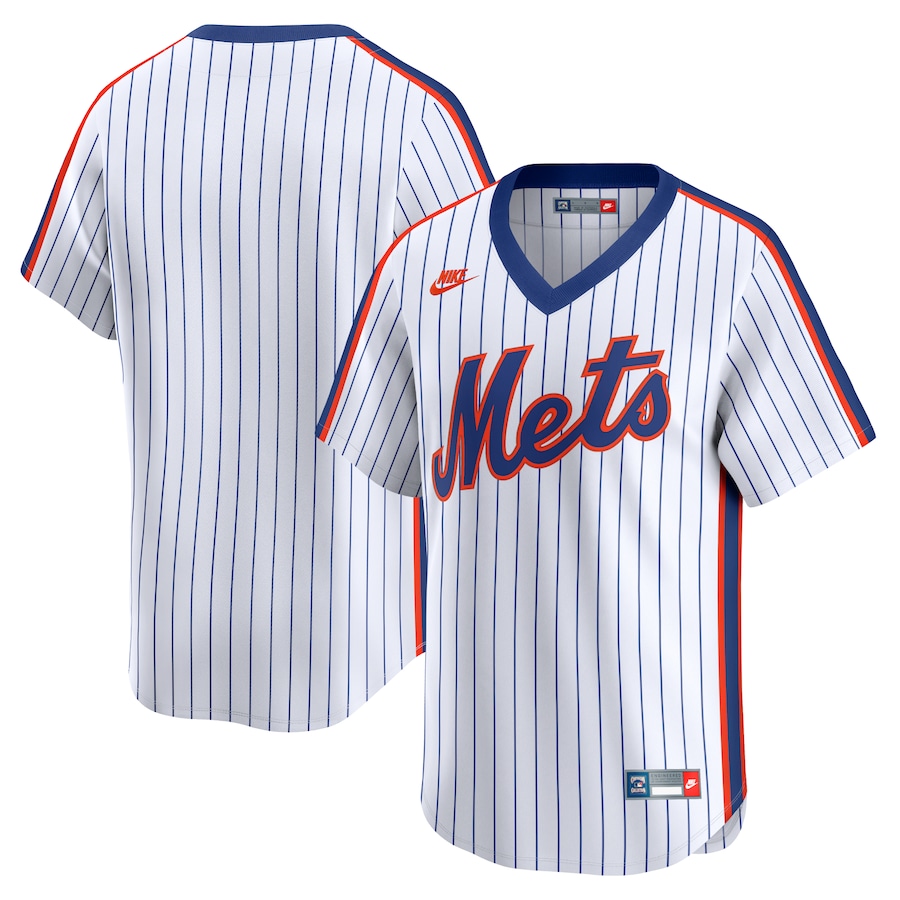 Men's New York Mets Nike White Cooperstown Collection Limited Jersey - Jersey