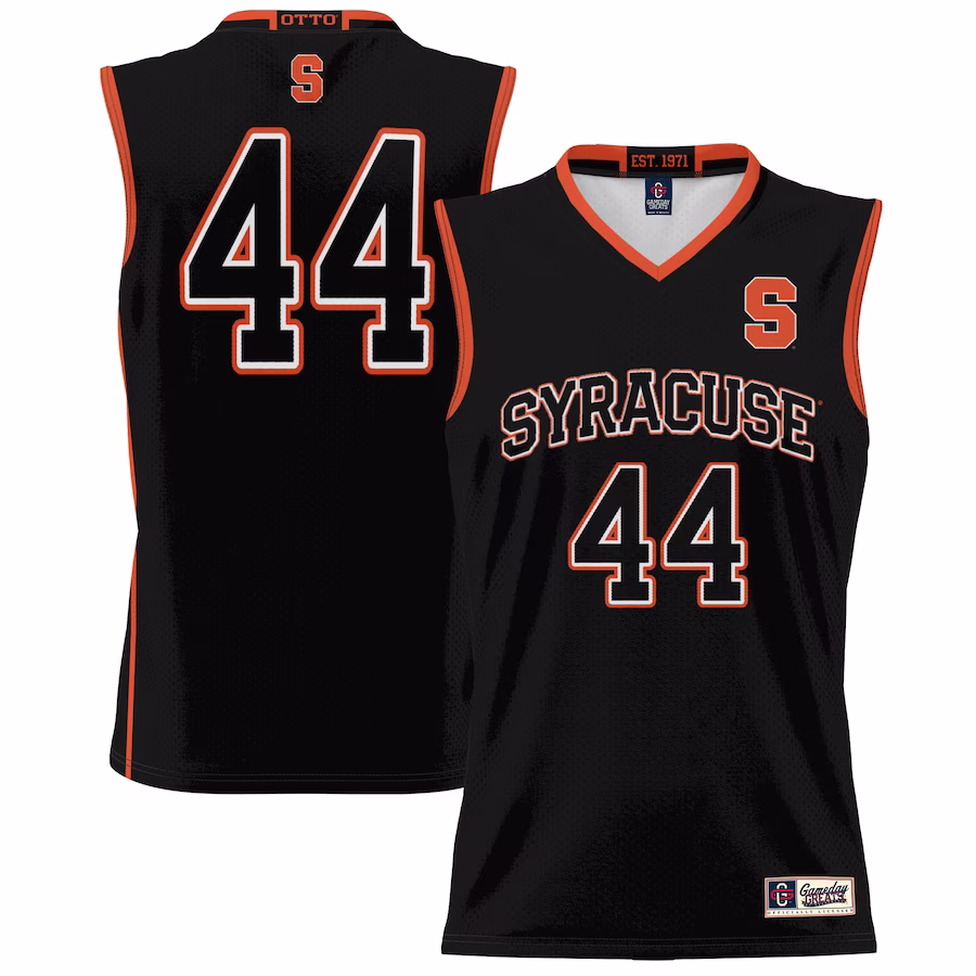#44 Syracuse Orange GameDay Greats Unisex Lightweight Basketball Jersey - Black - Jersey
